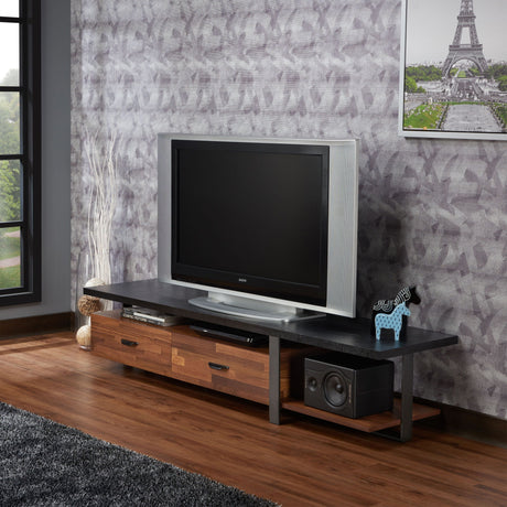 Elling TV Stand - Walnut / Black HouseOfZazla
