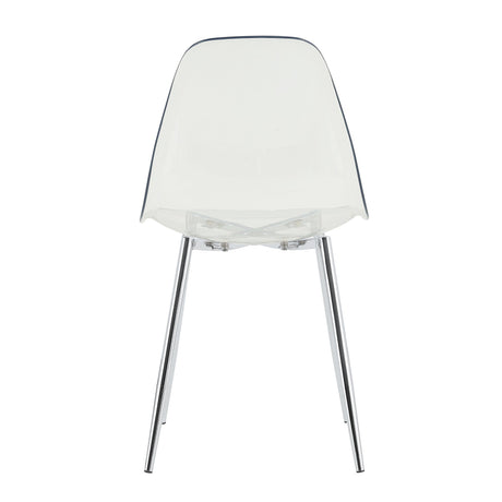 Modern Minimalist Transparent Dining Chair - 6-Piece Set HouseOfZazla