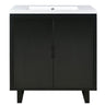 Bathroom Vanity Set With Sink, Combo Cabinet, Bathroom Storage Cabinet, Solid Wood Frame HouseOfZazla