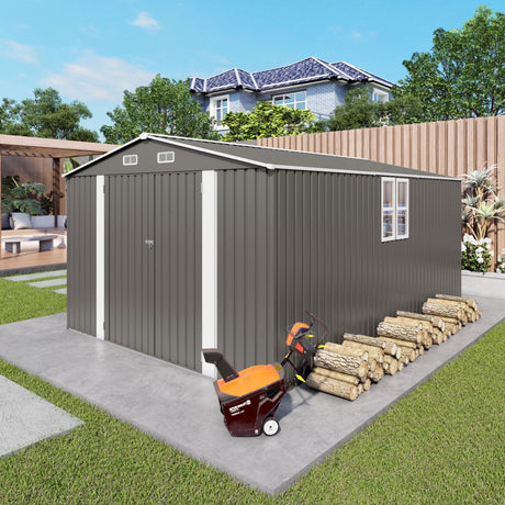 Outdoor Storage Shed With Lockable Doors HouseOfZazla