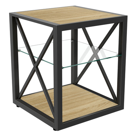 1 Piece Modern End Table Nightstand for Bedroom & Living Room HouseOfZazla