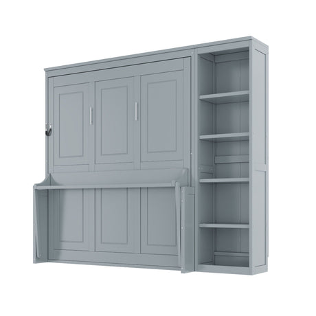 Sturdy Murphy Bed With Desk And Bookshelf HouseOfZazla