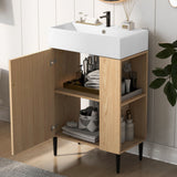Bathroom Vanity, Combo Cabinet, Bathroom Storage Cabinet, Single Ceramic Sink
