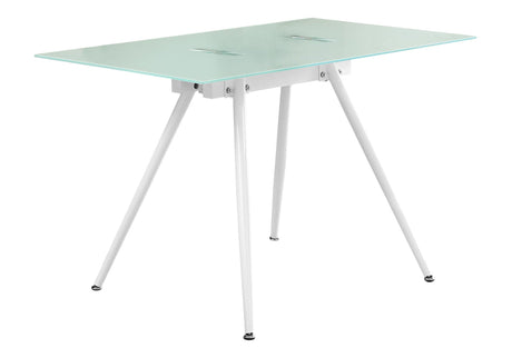 Computer Desk For Home Office, Laptop, Tempered Glass, Contemporary & Modern - White HouseOfZazla