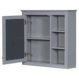 Bathroom Vanity With Medicine Cabinet, Royal Mirror Cabinet, Modern Bathroom Storage Cabinet With 2 Soft Closing Doors And 4 Drawers