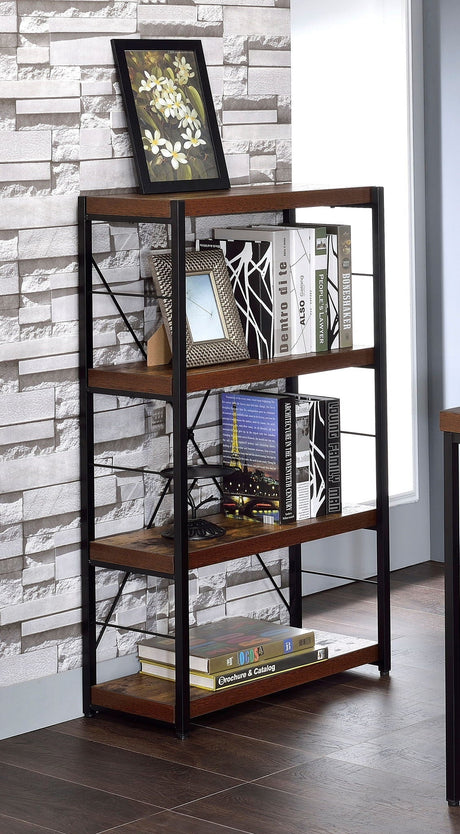 Bob Bookshelf - Weathered Oak / Black HouseOfZazla