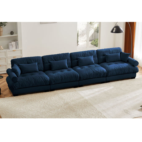Super Comfort Oversized Modular Sectional Sofa, Deep Seat Convertible L Shaped Couch HouseOfZazla