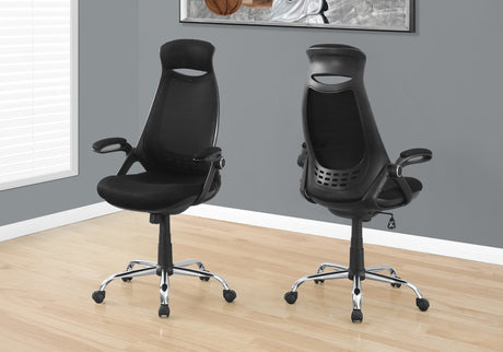 Office Chair, Adjustable Height, Swivel, Ergonomic, Armrests, Contemporary & Modern HouseOfZazla