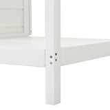Topmax 66" Large Outdoor Farmhouse Wooden Potting Bench Table