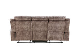 Zubaida Two Tone 3 Piece Recliner Living Room Set