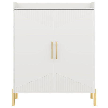 6 Tier Entryway Shoe Cabinet With Doors HouseOfZazla
