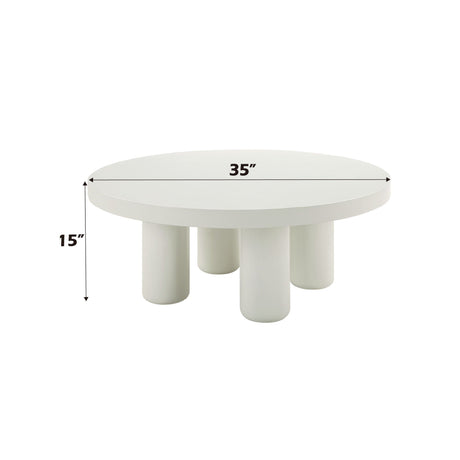 Loanna White Coffee Table HouseOfZazla