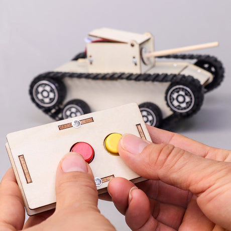 Remote-Controlled Tank DIY Kit, Educational STEM Toy Kitsville