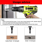 #6 x 2'' Wood Screws, Phillips Flat Head Long Screws, Self-Tapping Countersunk Screws, Exterior Wood Screws, Fasteners for Various Woodworking - WoodArtSupply