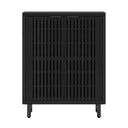 6 Tier Shoe Cabinet With Louvered Doors HouseOfZazla
