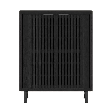 6 Tier Shoe Cabinet With Louvered Doors HouseOfZazla