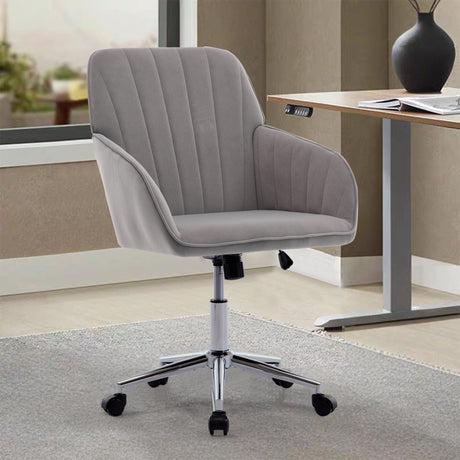 Adjustable Ergonomic Office Chair, Swivel Backrest Seat HouseOfZazla