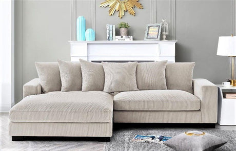 Luxe - Oversized 2 Piece Sectional Couches For Living Room, L Shaped Sofa With Chaise HouseOfZazla