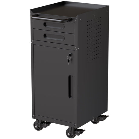 Rolling Tool Cabinet Heavy Duty Garage Storage With Lockable Doors HouseOfZazla