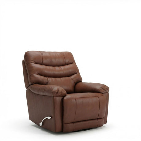 Oslo Antelope - Swivel Glider Recliner With Manual Footrest HouseOfZazla