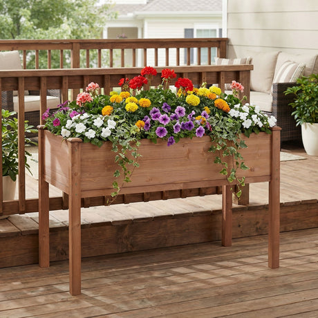 Elevated Raised Garden Bed For Outdoor HouseOfZazla