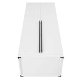 Lee - Free Standing Wardrobe Closet With Adjustable Shoe Shelves