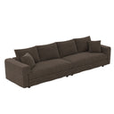 4 Seat Modern Comfy Upholstered Sofa Cloud Couch HouseOfZazla