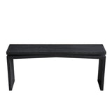 65-Inch Rustic Solid Wood Veneer Console Table