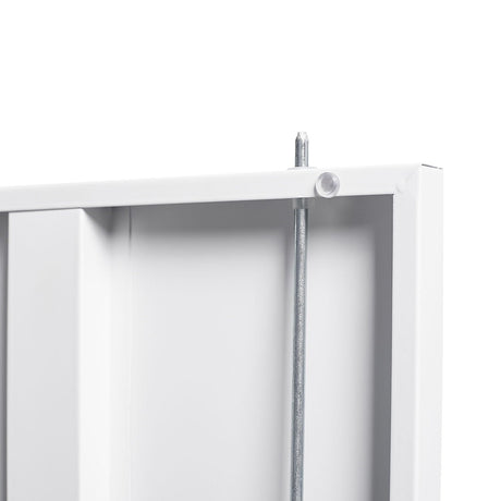 Metal Storage Cabinet With Locking Doors And Adjustable Shelf, Folding Filing Storage Cabinet, Folding Storage Locker Cabinet For Home Office, School, Garage HouseOfZazla