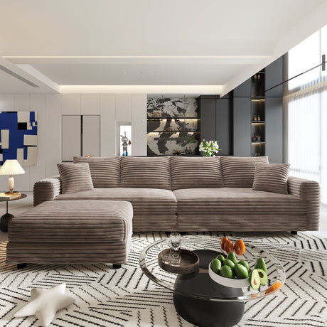 Modern Comfy Upholstered Sofa Cloud Couch & Deep Seat Couches HouseOfZazla