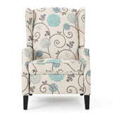 Westeros Wing Back Fabric Upholstered Recliner