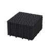 Interlocking Deck Tiles Plastic Waterproof Outdoor All Weather Anti-Slip Bathroom Shower Balcony Porch Strong Weight Capacity Upto 440 Lbs, Pebble Stone Pattern HouseOfZazla
