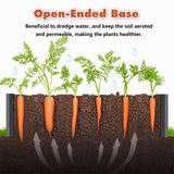 2-Pack 6x3x2 FT Galvanized Metal Raised Garden Beds