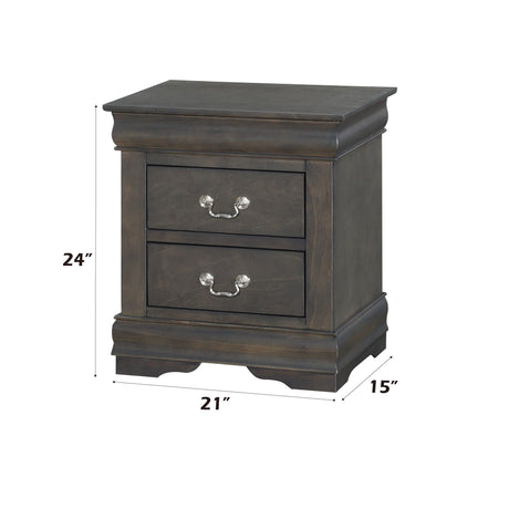 Louis Philippe Accent Nightstand HouseOfZazla