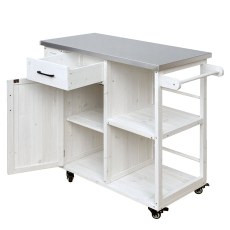 Outdoor Kitchen Island Fir Wood Prep Station HouseOfZazla