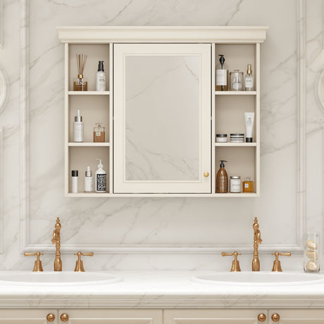 Wall Mounted Bathroom Storage Cabinet With Mirror Door HouseOfZazla