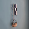 Vertical Eight Hook Coat Rack Wall Mount HouseOfZazla