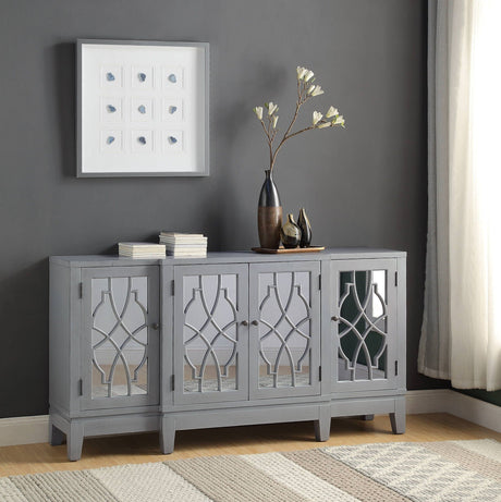 Magdi Console Cabinet - Antique Gray HouseOfZazla