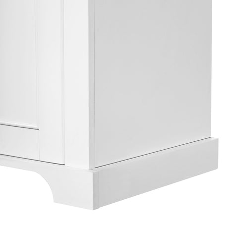 Bathroom Storage Cabinet, Adjustable Shelves & Drawer, Freestanding Tower HouseOfZazla