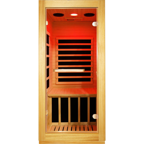 infrared sauna room single room HouseOfZazla