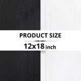 6PCS Aida Cloth 14 Count 3 Pieces Black Cross Stitch Fabric and 3 Pieces White Cross Stitch Fabric Cotton Embroidery Cloth for Needlework 14 Count for Craft Embroidery YARRD