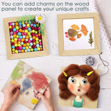 6Pcs Cradled Wood Panels 8”X8” Canvas Boards for Painting DIY Art Craft Unfinished Square Wooden 9 Small Primed Canvases WoodArtSupply