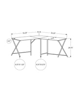 Contemporary L-Shaped Corner Computer Desk