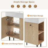 Bathroom Vanity, Combo Cabinet, Bathroom Storage Cabinet, Single Ceramic Sink