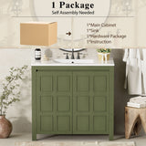 Bathroom Vanity Organizer With Sink, Combo Cabinet Set, Bathroom Storage Cabinet