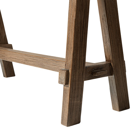 Hawthorne 60'' Solid Reclaimed Elm Trestle Console Table HouseOfZazla