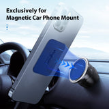 volport Rectangle Metal Plate for Phone Magnet, Magicplate Replacement Disc with 3M Adhesive Backing Sticker for Magnetic Car Mount Holder Cradle Stand (Dashboard/Vent/CD Slot/Windshield)-Black volport