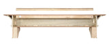 Pearl Mantels ARYB72416 Elegantly Detailed Wood Mantel Shelf, 72", Unfinished Pearl Mantels