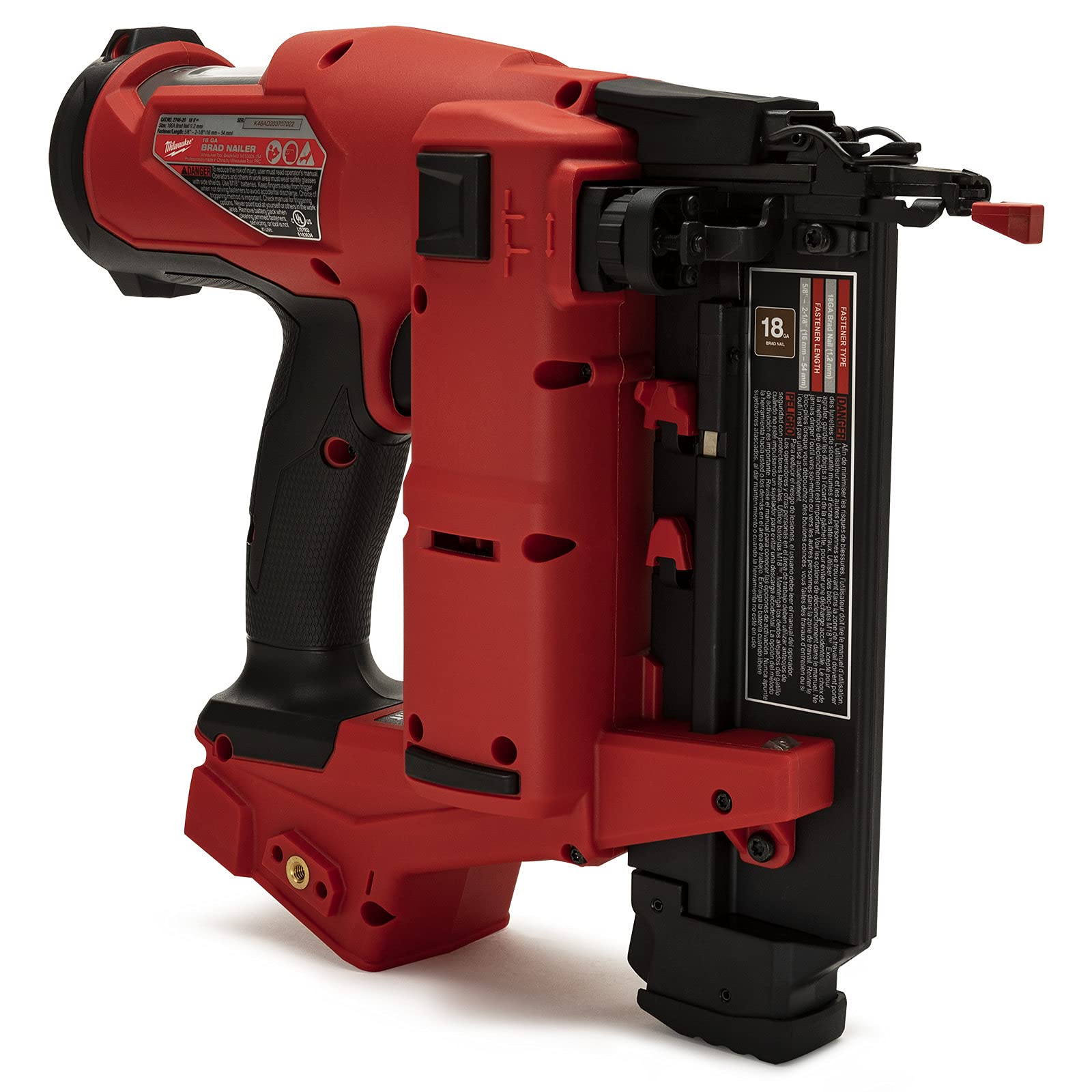 Milwaukee 2746-20 M18 FUEL 18 Gauge Brad Nailer (Tool Only) - WoodArtSupply