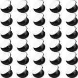 Weewooday 30 Phone Grip Holder with Double-Sided Sticker Phone Finger Expanding Stand Holder for Almost Phones Cases (Black) Weewooday